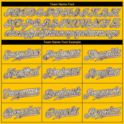 Custom Gold Camo-Purple Authentic Throwback Basketball Jersey