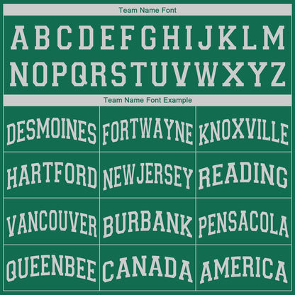 Custom Kelly Green White V-Neck Basketball Jersey