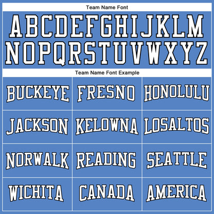 Custom Light Blue White-Black Authentic Throwback Basketball Jersey