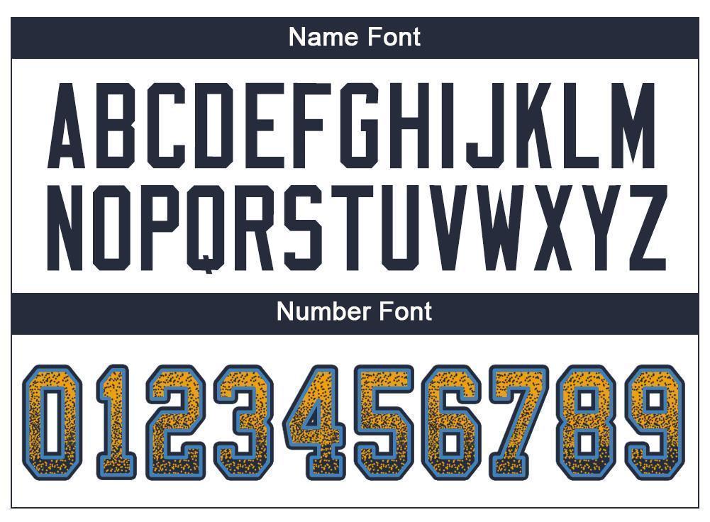 Custom Gold Navy-Powder Blue Mesh Drift Fashion Football Jersey
