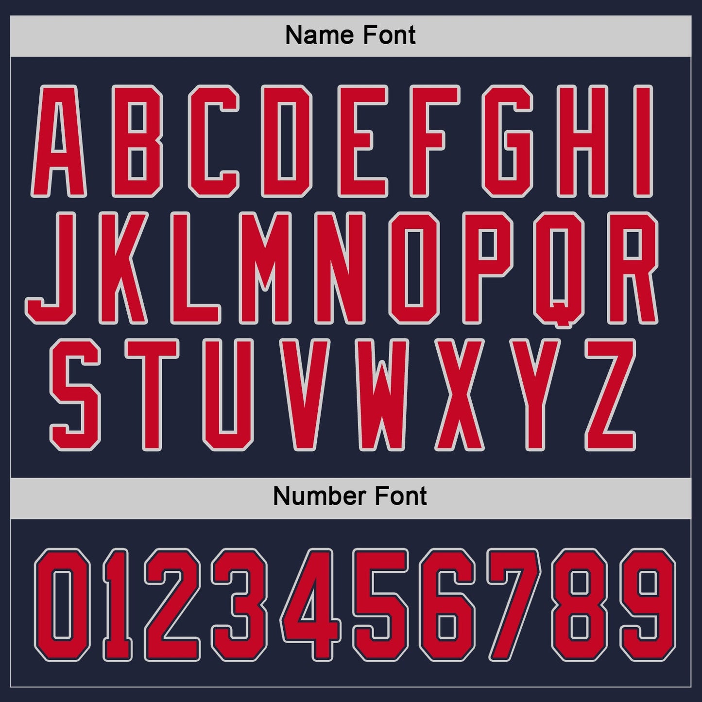 Custom Navy Red-Gray Hockey Jersey