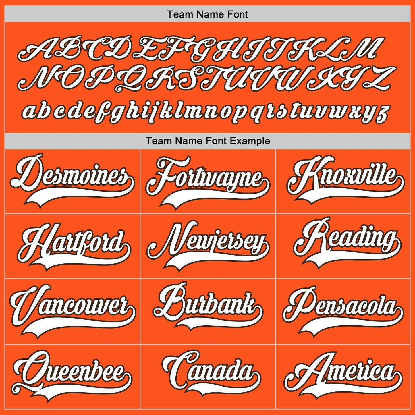 Custom Orange White-Brown Hockey Jersey