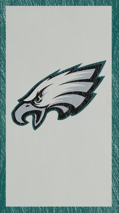 Custom Men's Eagles Green/Kelly Green/White/Black Exact Replica Football Jersey