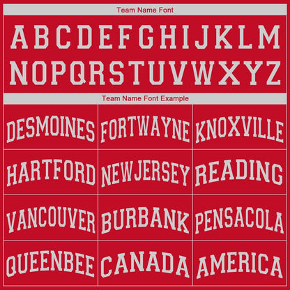 Custom Red White V-Neck Basketball Jersey