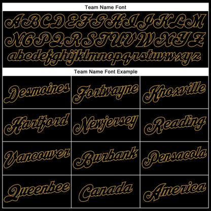 Custom White Black-Old Gold Authentic Split Fashion Basketball Jersey