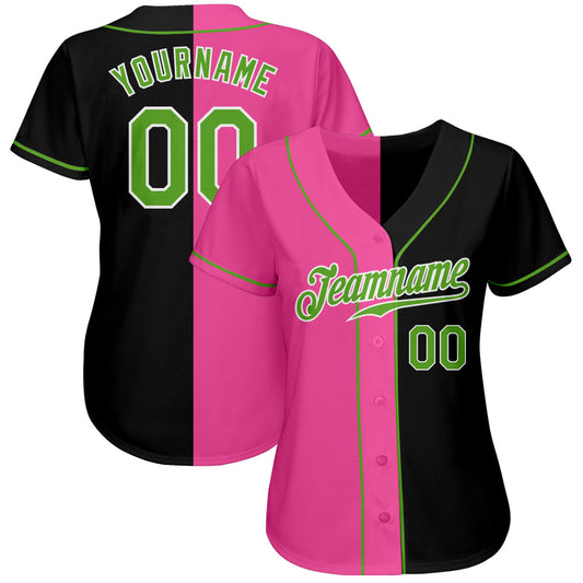 Custom Royal Red-Gray Authentic Split Fashion Baseball Jersey