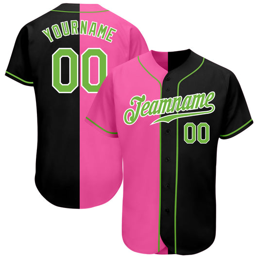 Custom Royal Red-Gray Authentic Split Fashion Baseball Jersey